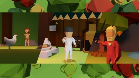 Character options: skin, hair and beards